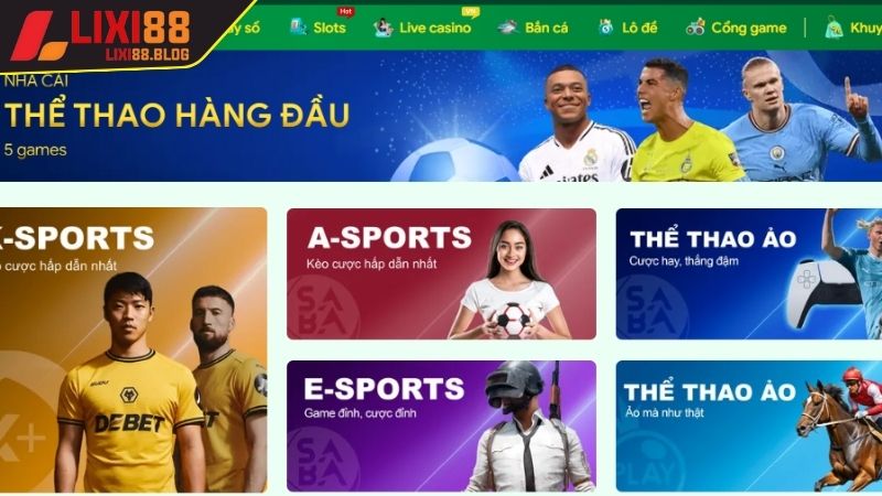 Một số dạng kèo cá cược thể thao tại Lixi88 phổ biến Một số dạng kèo cá cược thể thao tại Lixi88 phổ biến